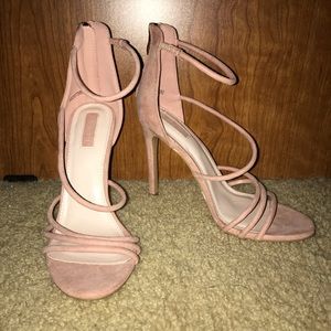 Strappy Pink Heels